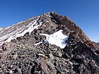 Sean nearing the summit of Shoshone John Peak.