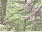 Map of the route, just over 12 miles and 6000' elevation gain round trip. We went clockwise.