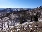 Another view of the Sawtooths during the hike back.