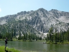 Here’s Ken during a rest-stop at Welcome Lake.