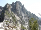 Here I am standing on the pass between Heart Lake and Terrace Lakes.