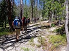 Heading up the trail.