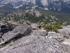 A rare stable section near the summit of Mount McGuire.