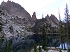 Looking down on Wilson Lake.