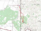 Map of the route, just under 3 miles and 800' elevation gain round trip.