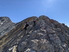 Taking our time on the ridge.