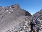 Eyeing the final section to the summit.