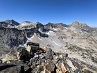 Summit views include Goat, Abel, and Devils Bedstead.