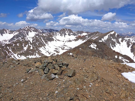 Boulder Peak summit view.