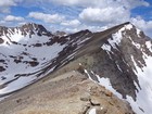 Silver Peak and Boulder Basin Peak from the ridge.