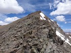 Nearing the summit of Boulder Basin Peak.