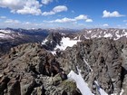 Castle Peak in the White Clouds, from Silver Peak.