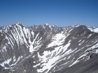 The Lost River Range to the northwest of Breitenbach, including Mount Borah in the distant right of this photo.