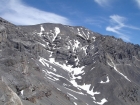 A view of Lost River Peak towering above the canyon.