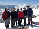 Group shot on the summit of Mount Breitenbach. Jay Krajic photo.
