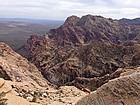 The impressive Pine Creek Canyon below.