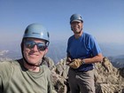 Victory shot on the summit of Brocky Peak.