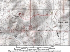 Map of the route, 2.5 miles round trip with 600 elevation gain. 