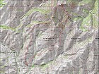 Map of our route, just over 9 miles and 4000' elevation gain round trip. We went counterclockwise.