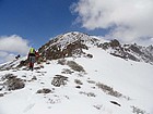 Final section below the summit.