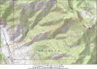 Map of our route, covering a little over 9 miles round trip and 3400' elevation gain.