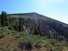 Cache Peak west ridge approach.