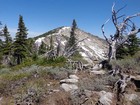 Mount Independence from near the saddle between the two peaks.