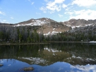 Patterson Peak and Fourth of July Lake.