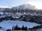 Castle Peak above frozen Lake 9477'.