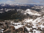 Chamberlain Basin from the summit ridge.