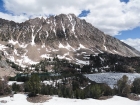 Castle Peak towering above upper Chamberlain Basin.