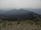 The full ridge veiled in smoke, from West Chamberlain.