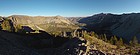 Panoramic view of Champion Peak, Champion Lakes, and Washington Peak.