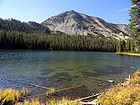 East face of Champion Peak from the upper Champion Lake.