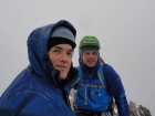 Quick summit shot. Time to head down before we get blown off this thing.