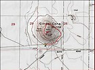 Map of our route, about 2 miles and 375' elevation gain round trip.