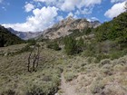 Further up Dry Creek, main Lost River crest coming into view.