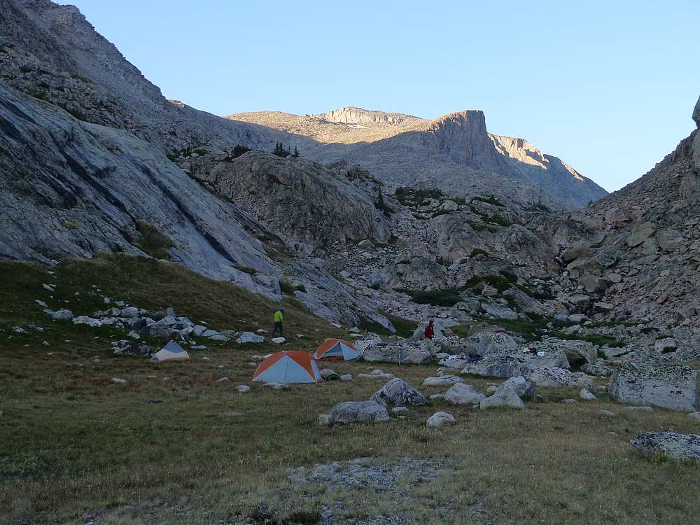 Cloud Peak from basecamp