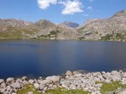 Cloud Peak from Mistymoon Lake, during the hike out.