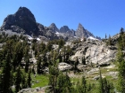 The Minarets from the Minaret Creek trail.
