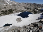 Making our way down to Iceberg Lake.
