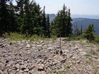 Coffin Mountain from the summit of Bachelor Mountain.