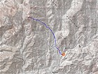 Map of the route, just over 7 miles and 3100' elevation gain.