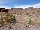 Corkscrew Peak from the start of the hike at the highway.