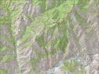 Map of our clockwise route, just under 12 miles and 5000' elevation gain round trip.