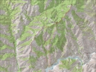 Map of our clockwise route, just under 12 miles and 5000' elevation gain round trip.