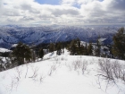 View of Arrowrock Reservoir to the south from West Cottonwood.