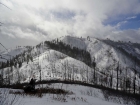 Blue skies again as we begin our final uphill section, reclimbing West Cottonwood.