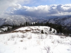 View down the south ridge of West Cottonwood Peak.