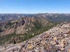 Snowslide Peak summit view. Peak #2 looks impressive from this angle.